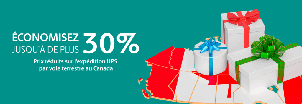 Rabais sur la livraison par voie terrestre au Canada